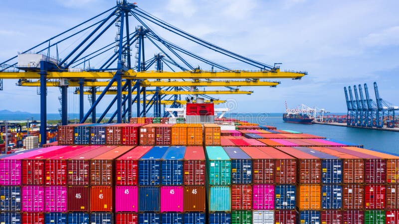 Export logistics container port