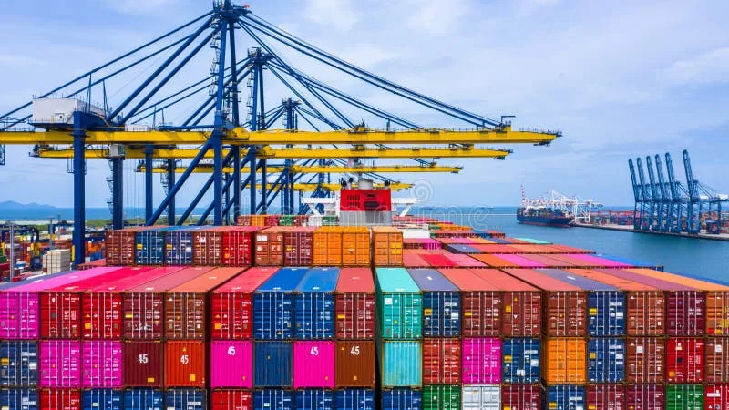 Export logistics container port